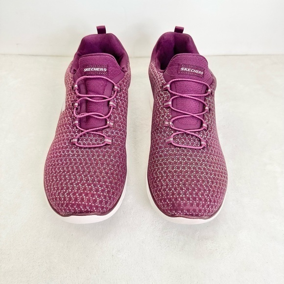 Skechers Shoes - Skechers Summits Washable Mesh Bungee Sneakers Glowing Iris Size 9.5 Wide Fit